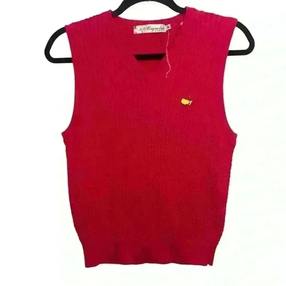 Magnolia Lane Pink Sweater Vest Size Small - Picture 4 of 4